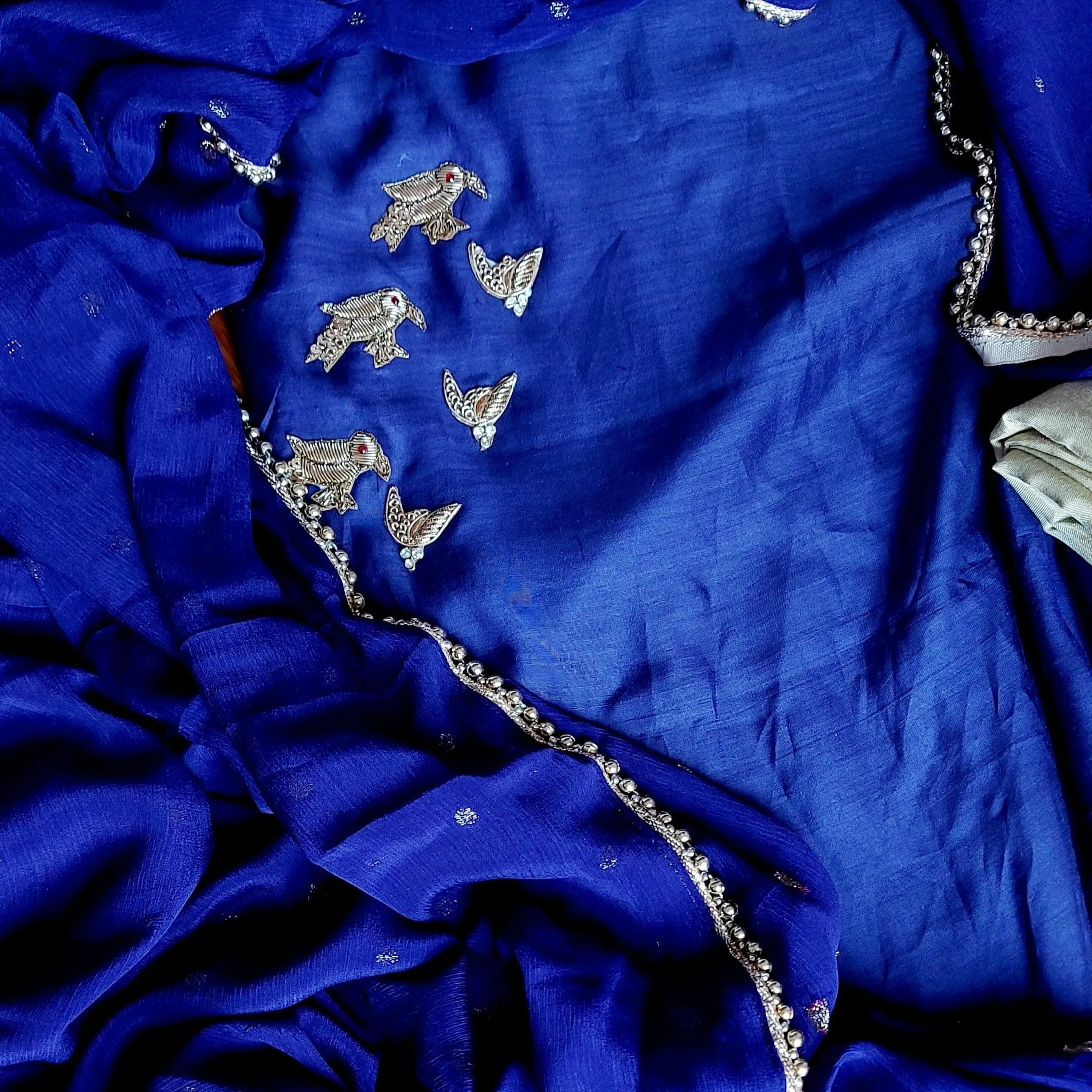 Beautiful Blue Punjabi Salwar Suit