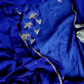 Beautiful Blue Punjabi Salwar Suit