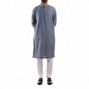 Blue Booti Print Kurta