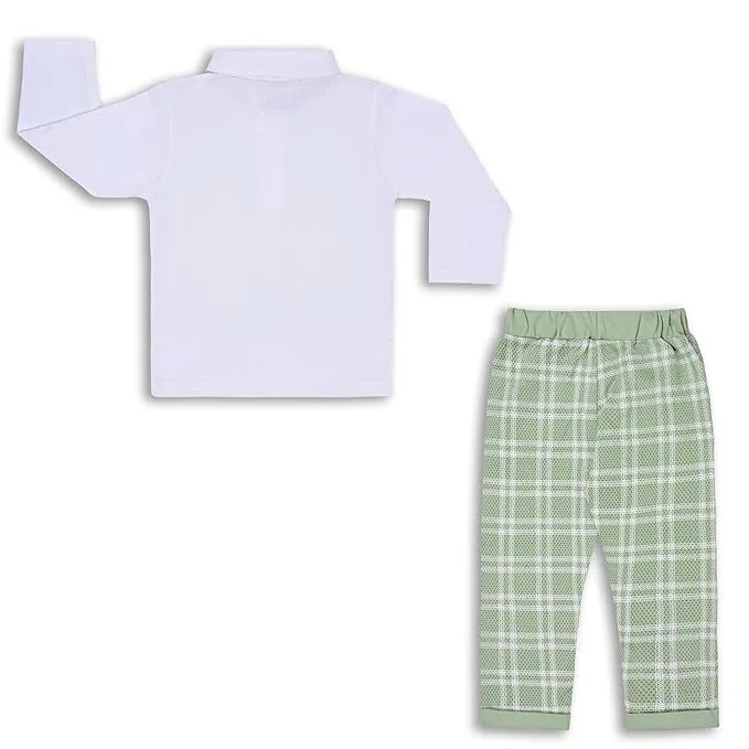 Boys Shirt With Attached Waistcoat and Pant