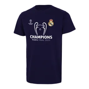 Camiseta Hombre Campeones UCL 2022 Azul Marino