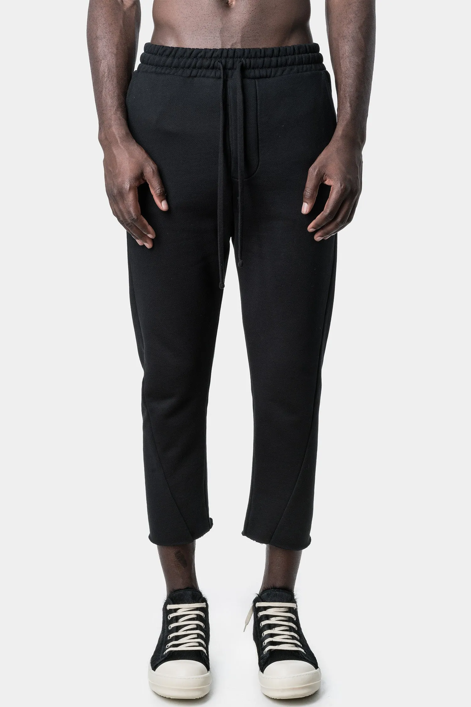 Drop crotch cropped pants