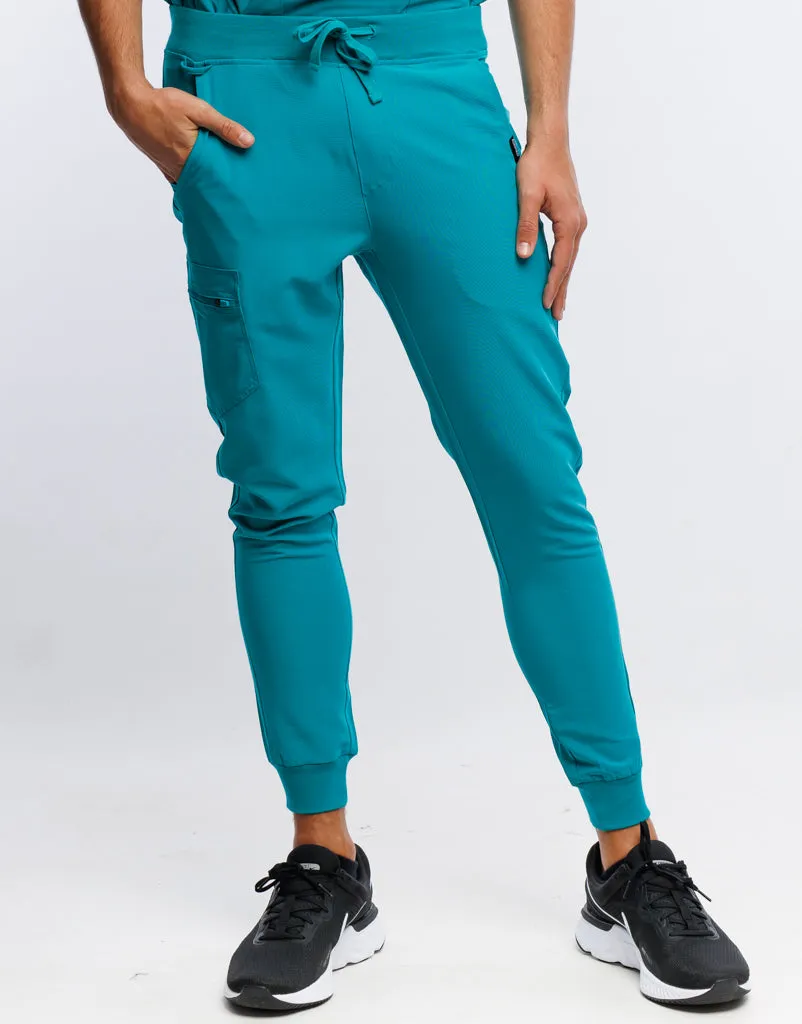 Essential Jogger Scrub Pants - Sydney Teal