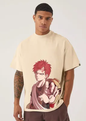 Gaara Men Oversized Printed T-Shirt