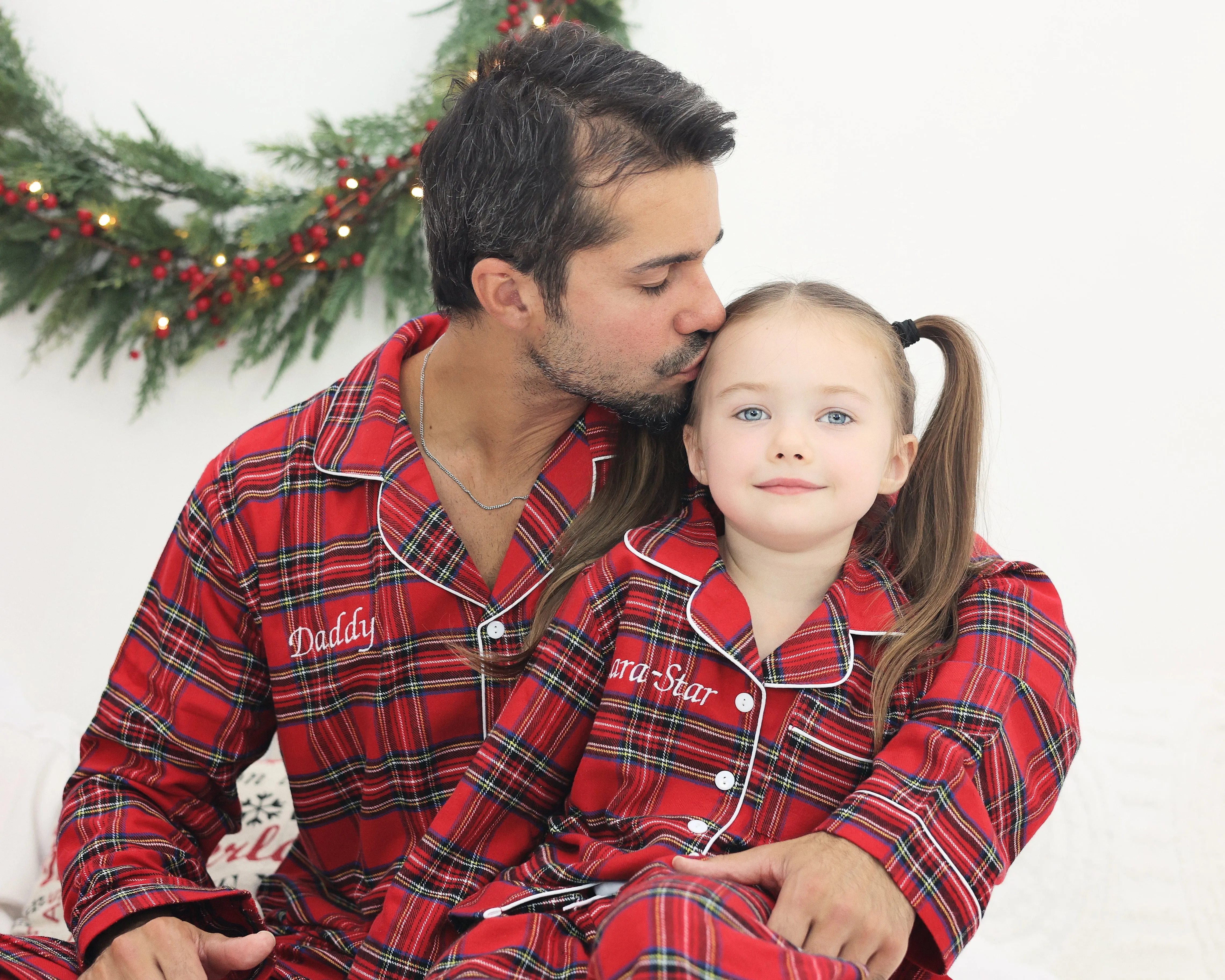 Girl’s and Boy’s Tartan Pyjamas