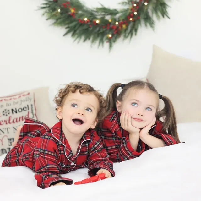 Girl’s and Boy’s Tartan Pyjamas