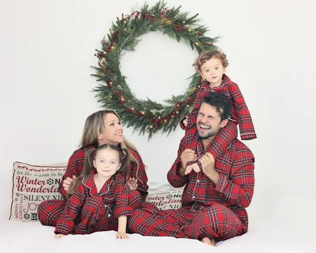 Girl’s and Boy’s Tartan Pyjamas