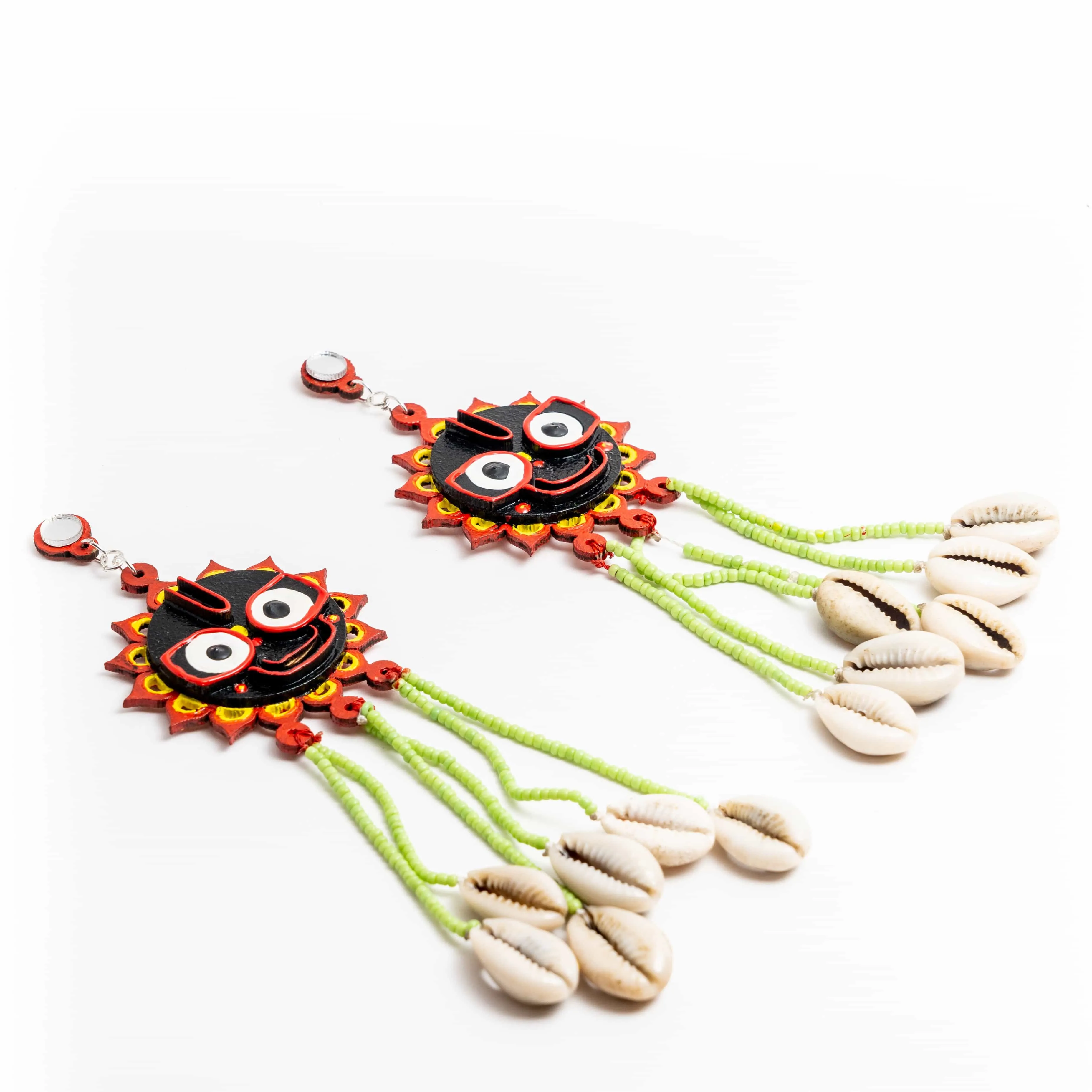 Jagganath wooden Earring