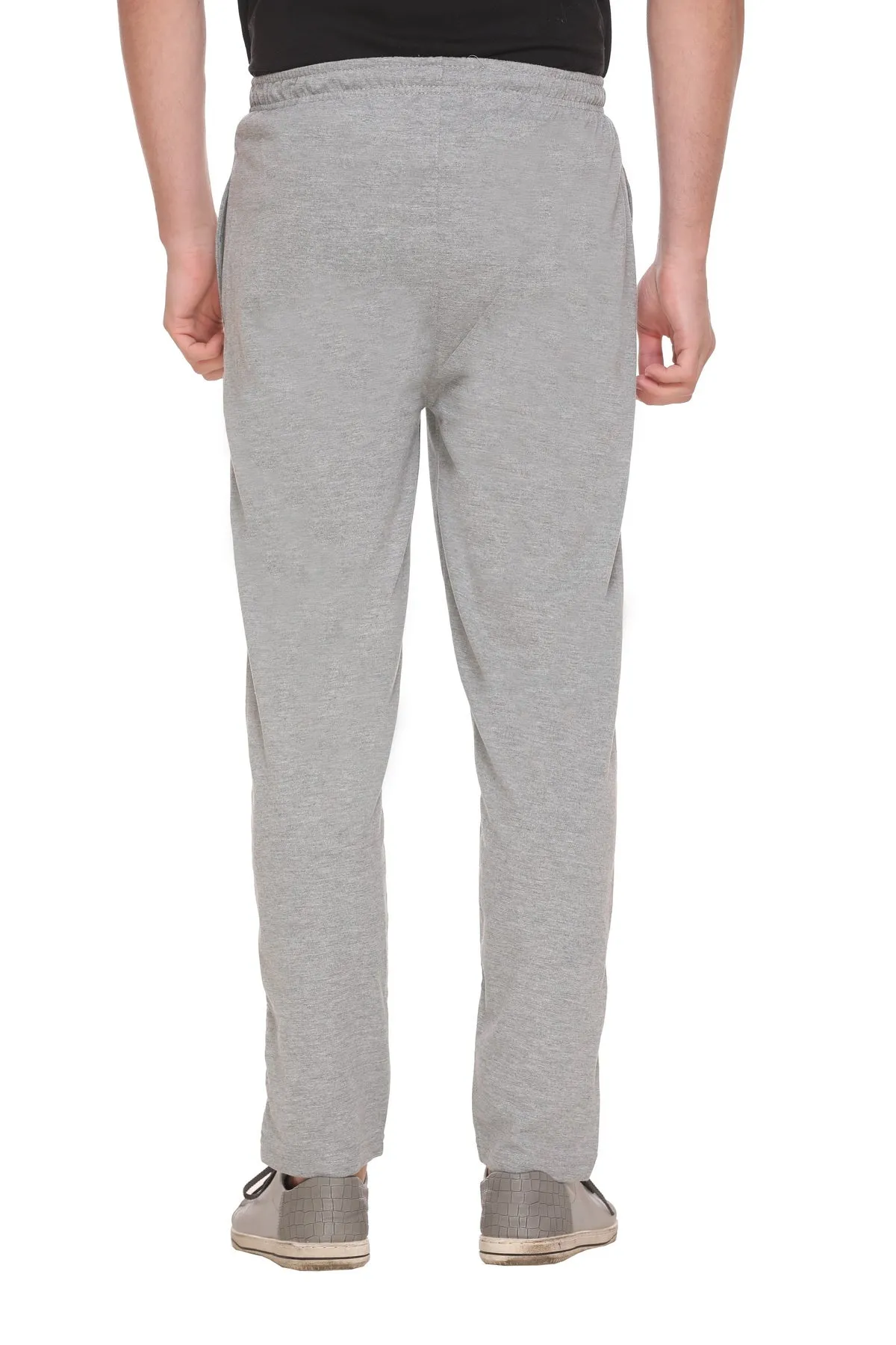 Jinxer Men Plus Size Winter Fleece Track Pants - Grey