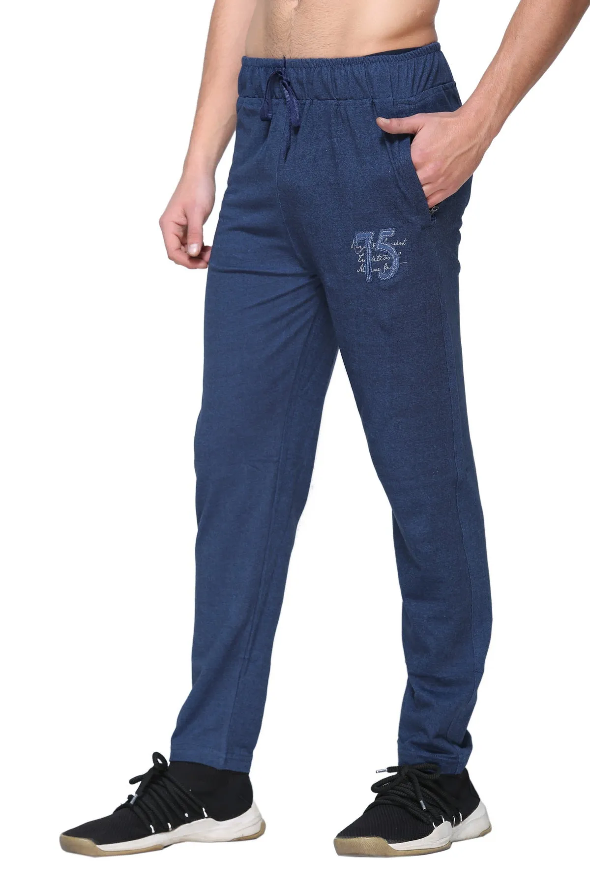 Jinxer Regular Fit Track Pants For Men_D.Blue