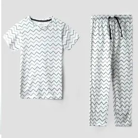 Kids All Over Graphic Jersey Pajama Set