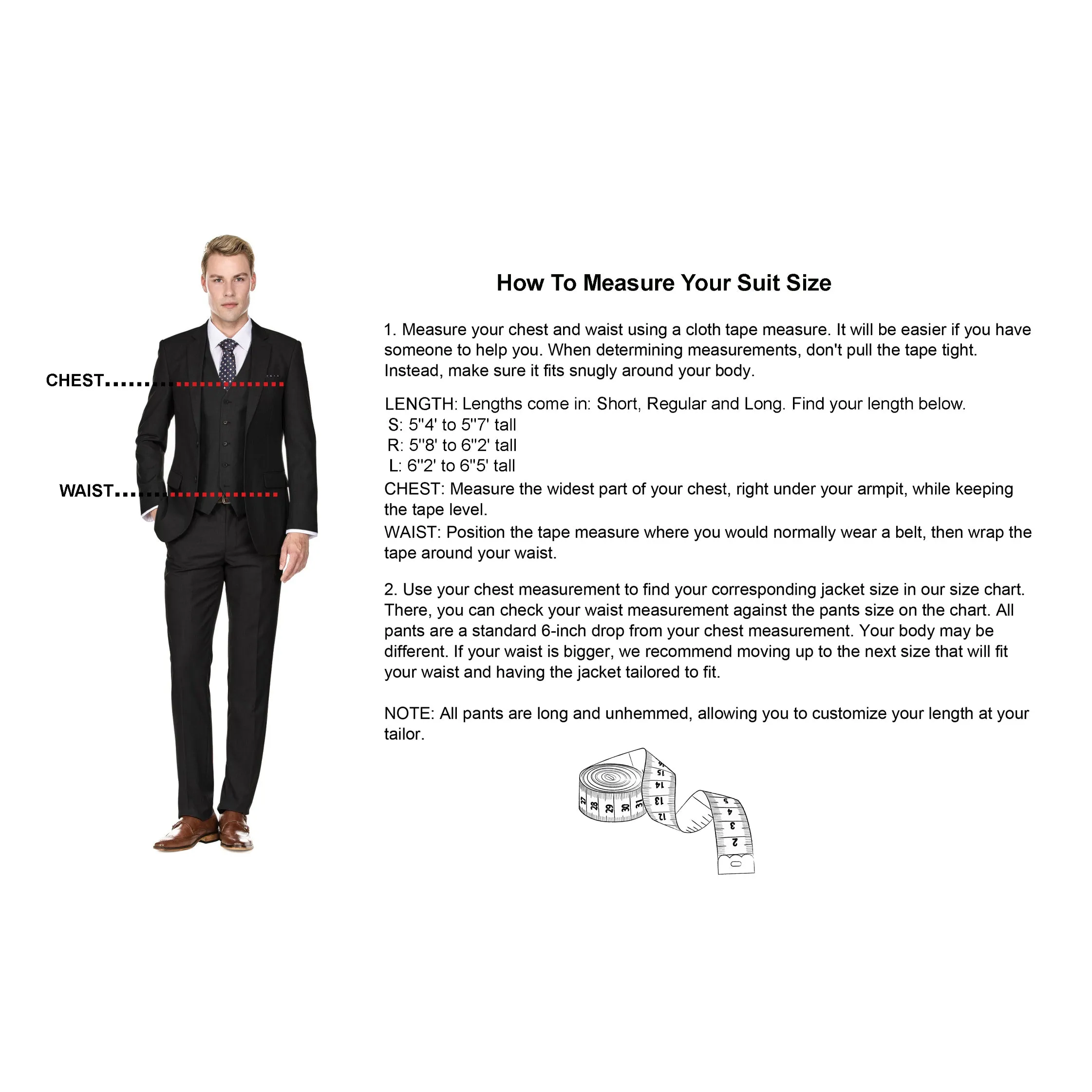 Men's Check Slim Fit Suits