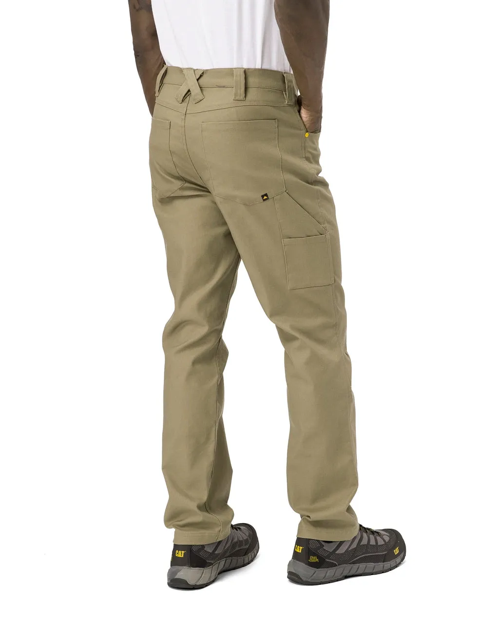 Men's Stretch Canvas Utility Work Pants - Straight Fit