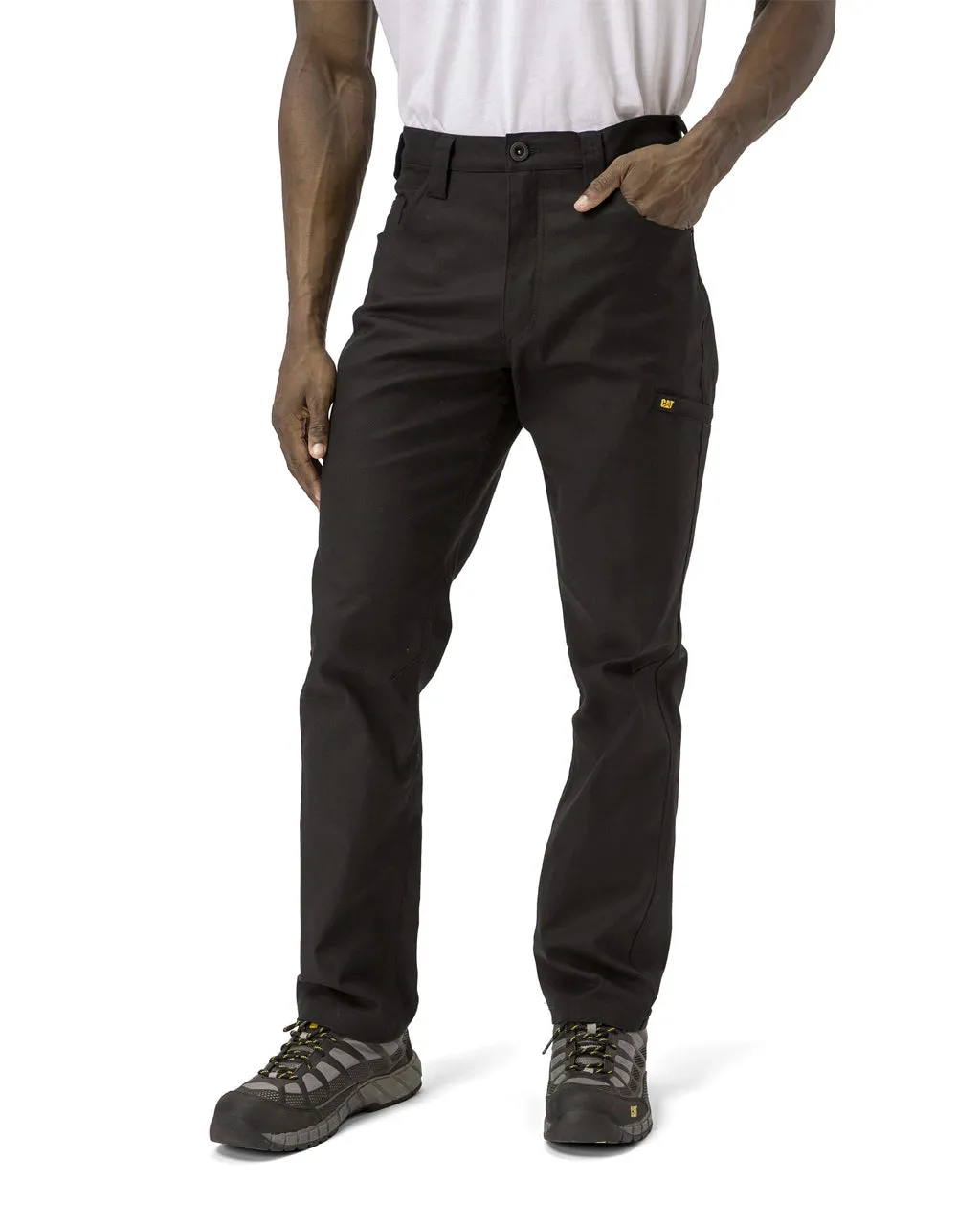 Men's Stretch Canvas Utility Work Pants - Straight Fit