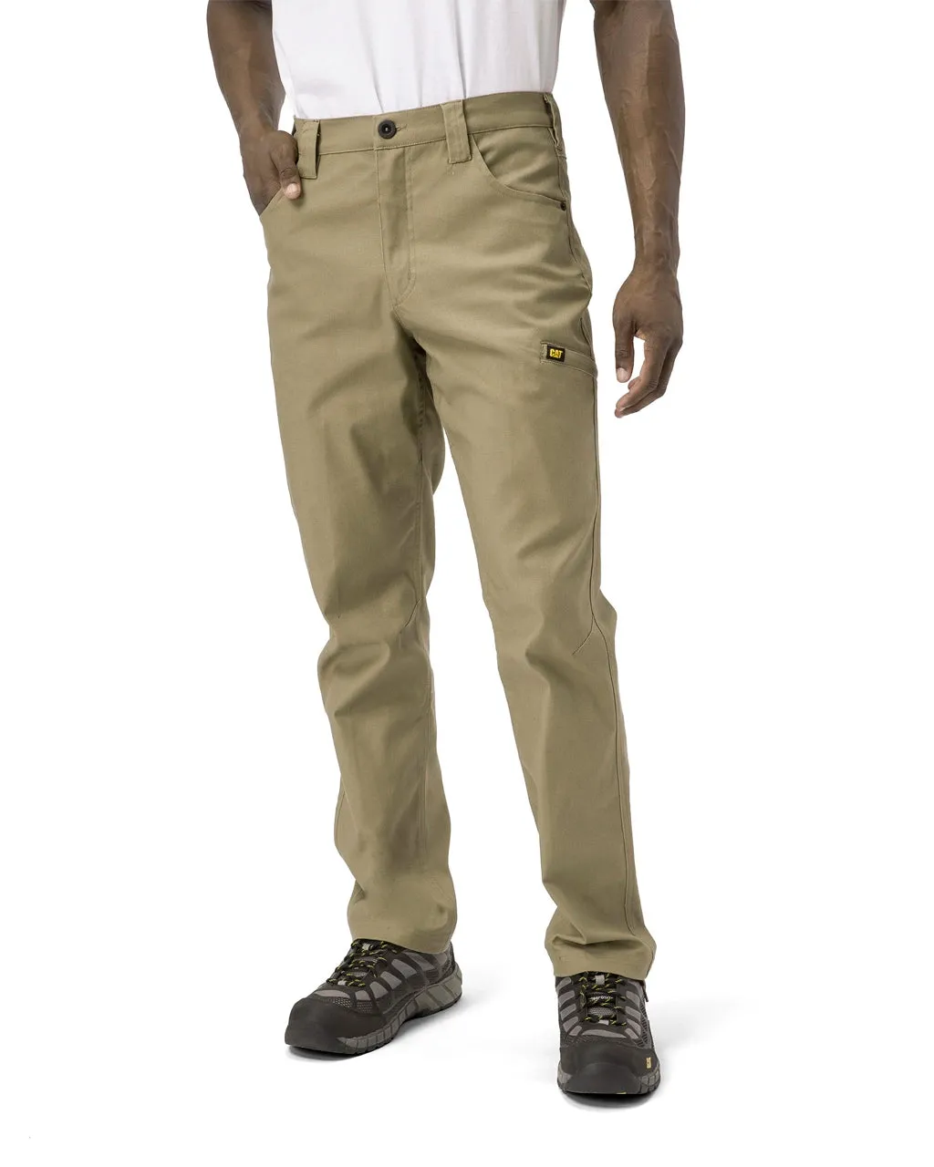 Men's Stretch Canvas Utility Work Pants - Straight Fit