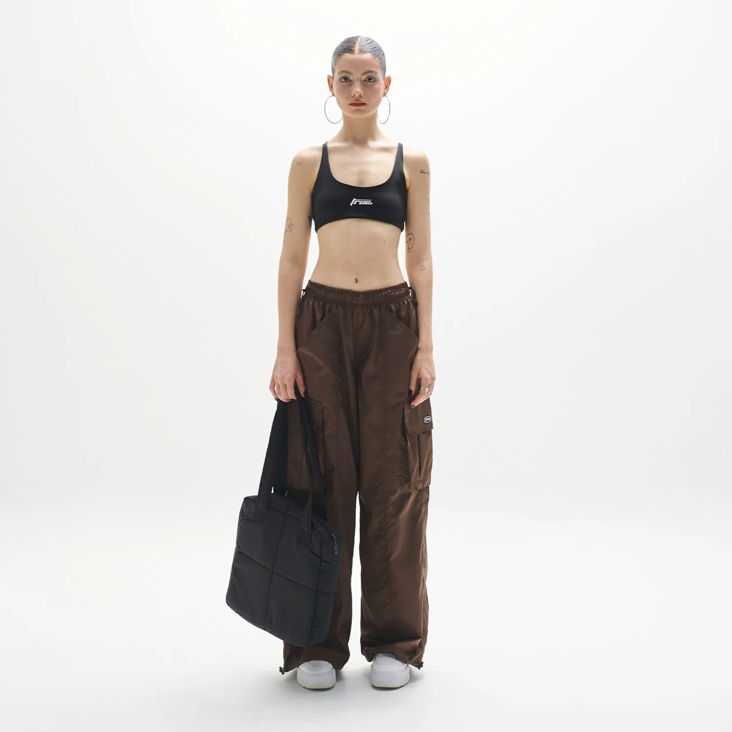 Parachute Cargo Pants - Brown