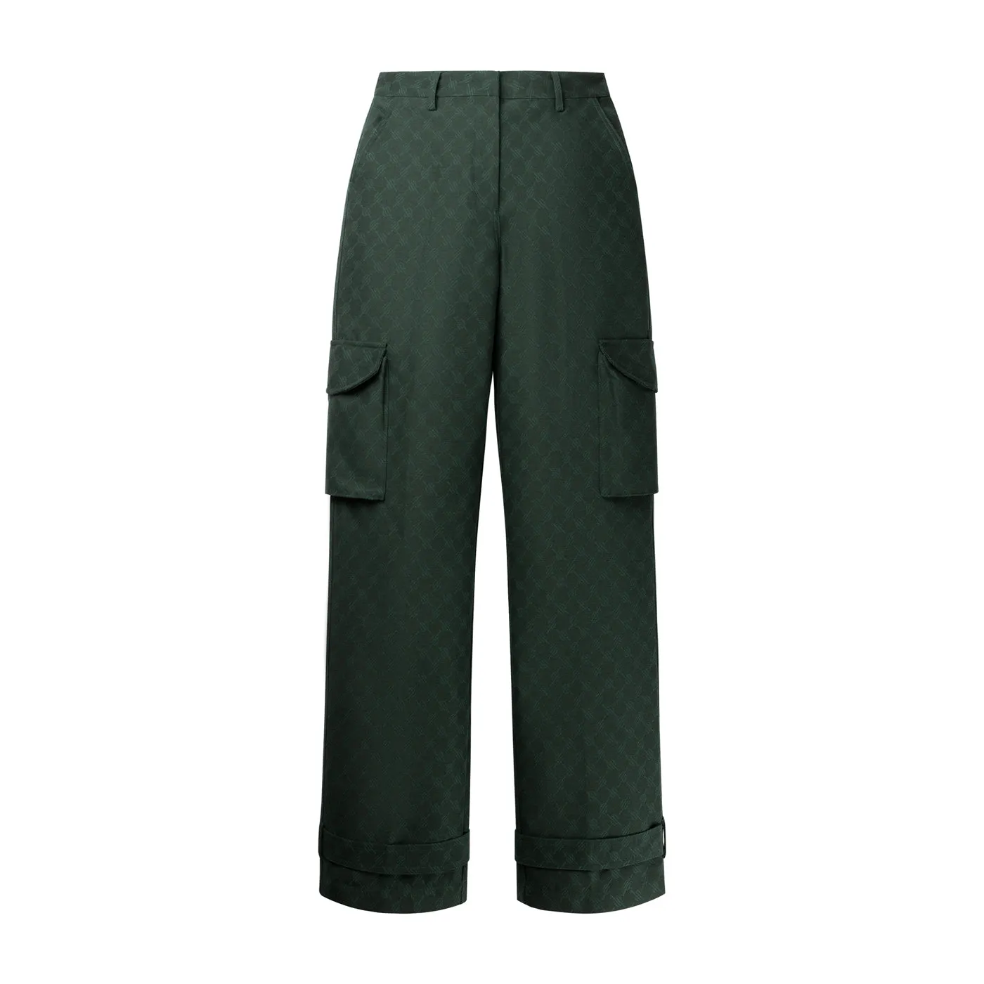 Pine Green Imani Monogram Pants