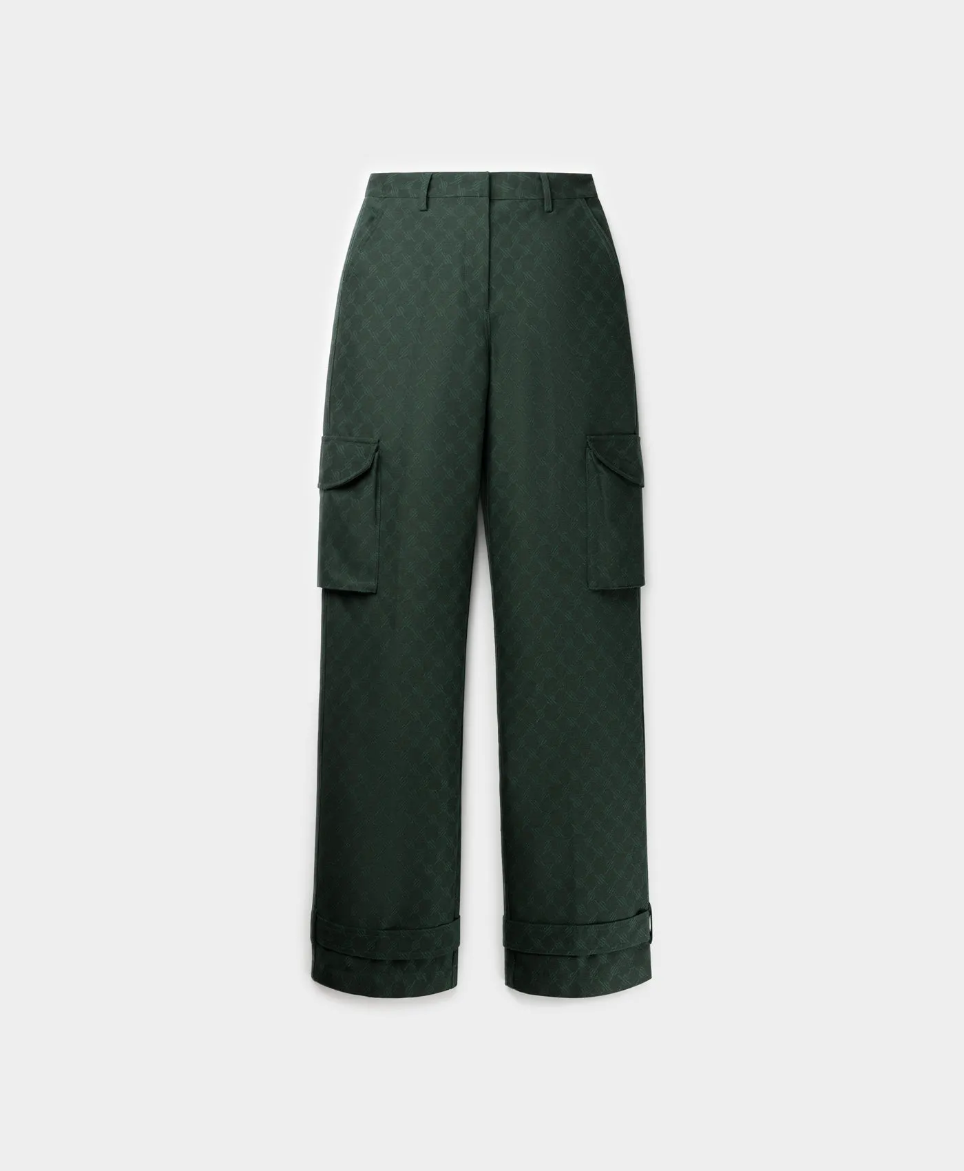 Pine Green Imani Monogram Pants